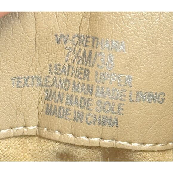 Vince Camuto Ankle Booties Size 7.5 Tan Suede Western Block Heel Boots - Picture 10 of 11